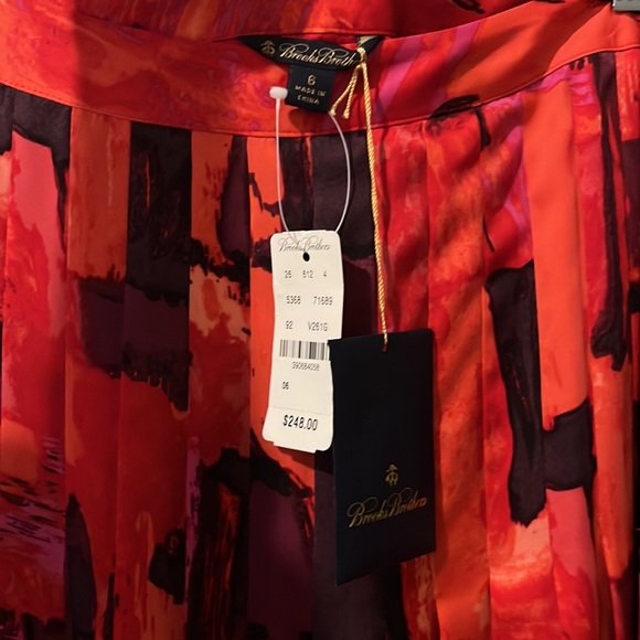 NWT Brooks Brothers pleated skirt size 6 - Picture 2 of 3